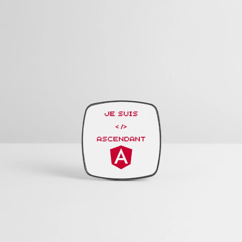 Square fridge magnet