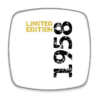 1958 Limited Edition Birthday Gift Wife Husband - Square fridge magnet - white - Front