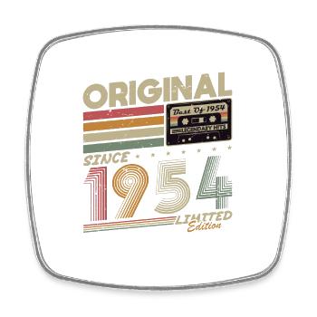 Original 1954 Vintage Vintage Birthday Gift - Square fridge magnet - white - Front