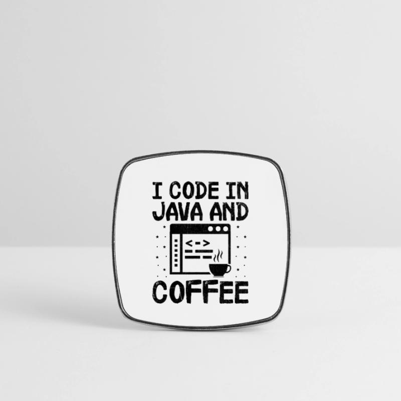 Kaffee-Codierung Programmierer Programmierer Entwickler Nerd Coff Viereckiger Kühlschrankmagnet