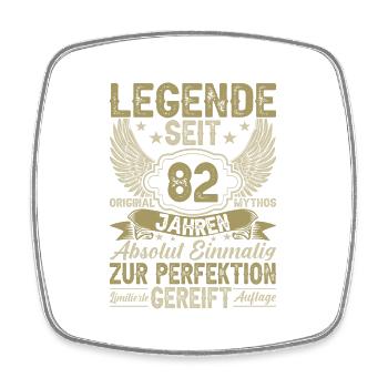 Legende seit 82 Jahren - Viereckiger Kühlschrankmagnet - Weiß - Vorne