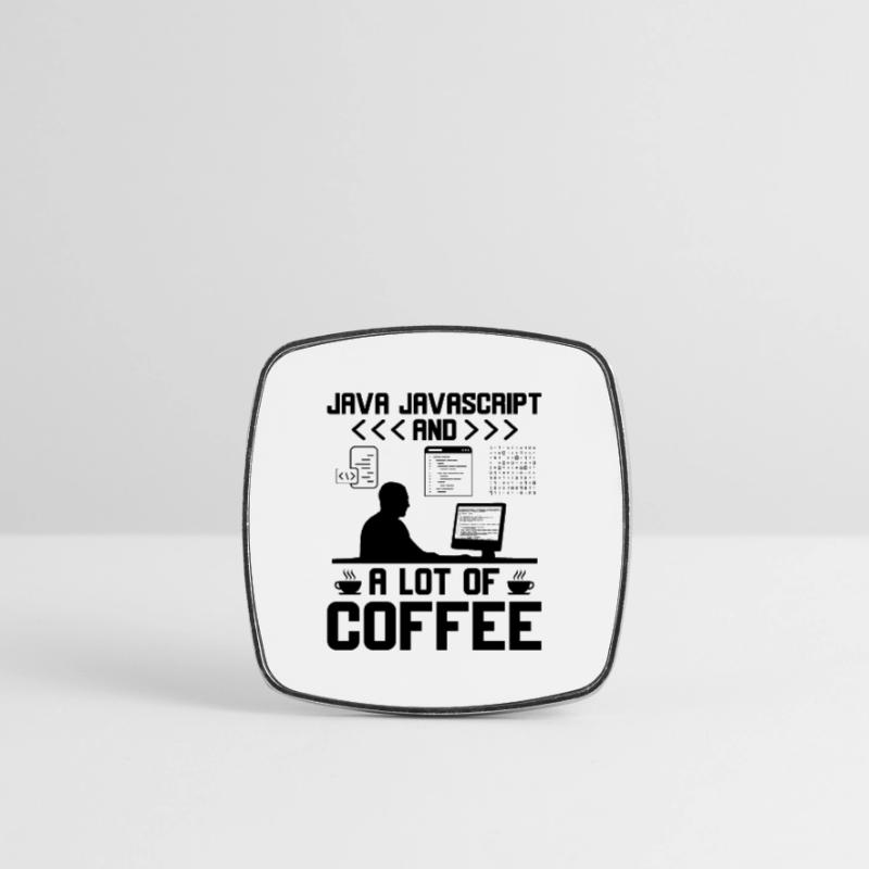 Café Codage Programmeur Codeur Développeur Nerd Coff Magnet carré