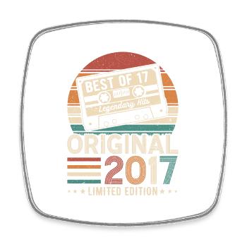 Legendary vintage 2017 - Square fridge magnet - white - Front
