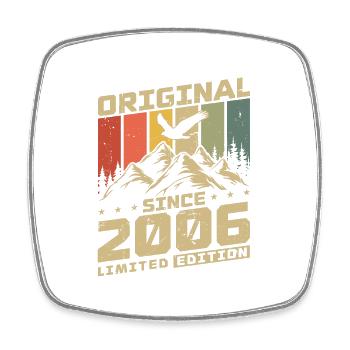 Original 2006 Vintage Rétro Cadeau d’anniversaire - Magnet carré - blanc - Devant