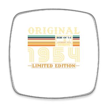 Original 1954 Jahrgang Geburtstag Geschenk - Viereckiger Kühlschrankmagnet - Weiß - Vorne