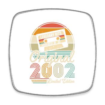 Vintage 2002 aged to perfection - Magnet carré - blanc - Devant