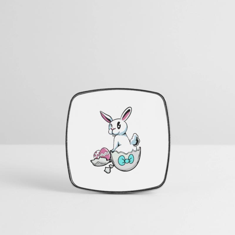 Easter Easter Bunny Eggshell Easter Eggs Child Eggs Egg Square fridge magnet