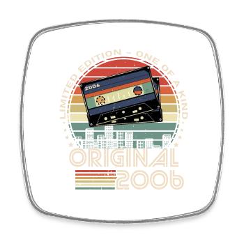 édition limitée 2006 18e anniversaire - Magnet carré - blanc - Devant