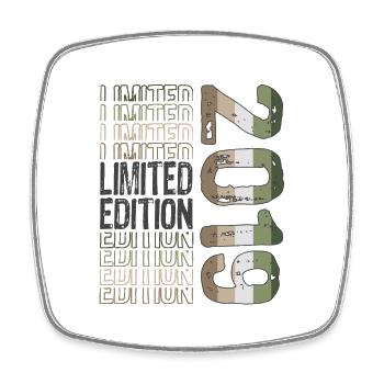 Limited Edition seit 2019 Geburtstag Vintage 2019 - Viereckiger Kühlschrankmagnet - Weiß - Vorne