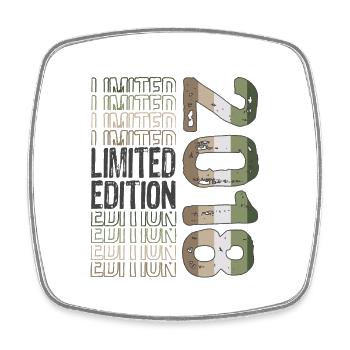 Limited Edition Since 2018 Birthday Vintage 2018 - Square fridge magnet - white - Front