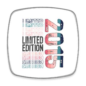 Edition limitée depuis 2015 Anniversaire Millésime 2015 - Magnet carré - blanc - Devant