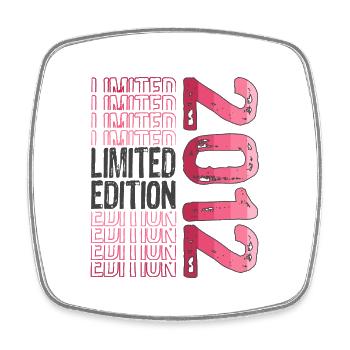 Limited Edition seit 2012 Geburtstag Vintage 2012 - Viereckiger Kühlschrankmagnet - Weiß - Vorne