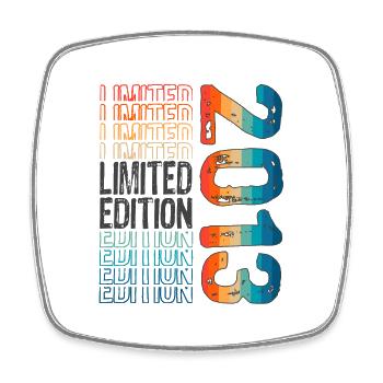 Edition limitée depuis 2013 Anniversaire Millésime 2013 - Magnet carré - blanc - Devant