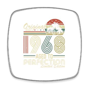 Légendes du millésime 1968 - Magnet carré - blanc - Devant