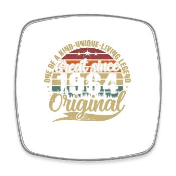 Great Since 1964 Vintage Birthday Gift - Square fridge magnet - white - Front