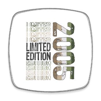 Edition limitée depuis 2005 Anniversaire Millésime 2005 - Magnet carré - blanc - Devant