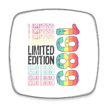 Limited Edition seit 1989 Geburtstag Vintage 1989 - Viereckiger Kühlschrankmagnet - Weiß - Vorne