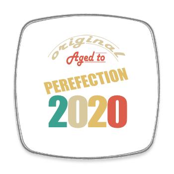 J’ai 4 ans | Je suis né en 2020 - birth - Magnet carré - blanc - Devant
