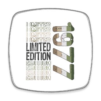 Limited Edition Since 1977 Birthday Vintage 1977 - Square fridge magnet - white - Front