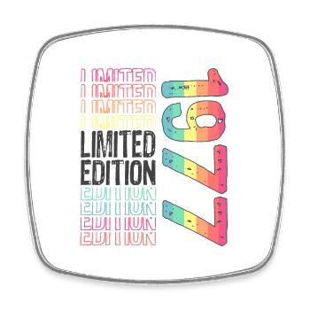Limited Edition Since 1977 Birthday Vintage 1977 - Square fridge magnet - white - Front