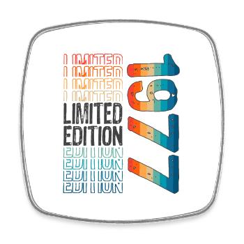 Limited Edition Since 1977 Birthday Vintage 1977 - Square fridge magnet - white - Front