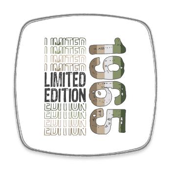 Limited Edition seit 1965 Geburtstag Vintage 1965 - Viereckiger Kühlschrankmagnet - Weiß - Vorne
