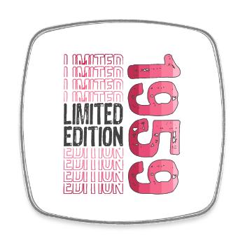 Limited Edition seit 1959 Geburtstag Vintage 1959 - Viereckiger Kühlschrankmagnet - Weiß - Vorne