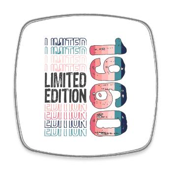 Édition limitée depuis 1960 anniversaire Vintage des années 1960 - Magnet carré - blanc - Devant