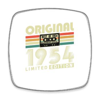Original 1954 Vintage Birthday Gift Retro - Square fridge magnet - white - Front