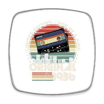 édition limitée 1936 88e anniversaire - Magnet carré - blanc - Devant