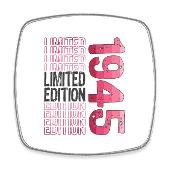 Limited Edition Since 1945 Birthday Vintage 1945 - Square fridge magnet - white - Front