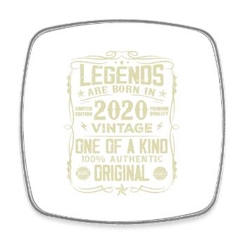 Fabriqué En 2020 Vintage Cadeau Anniversaire 2020 - Magnet carré - blanc - Devant