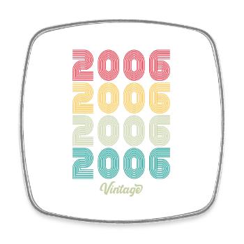 18 Years Old Vintage 2006 Limited Edition 18th - Square fridge magnet - white - Front