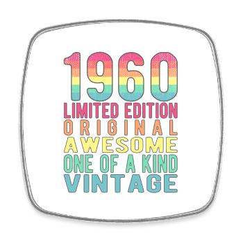 Édition limitée depuis 1960 anniversaire Vintage des années 1960 - Magnet carré - blanc - Devant