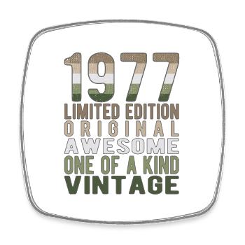Limited Edition Since 1977 Birthday Vintage 1977 - Square fridge magnet - white - Front