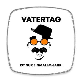 Vatertag Bo-Grafik - Viereckiger Kühlschrankmagnet - Weiß - Vorne