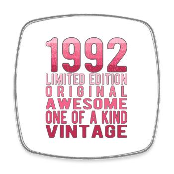 Limited Edition seit 1992 Geburtstag Vintage 1992 - Viereckiger Kühlschrankmagnet - Weiß - Vorne