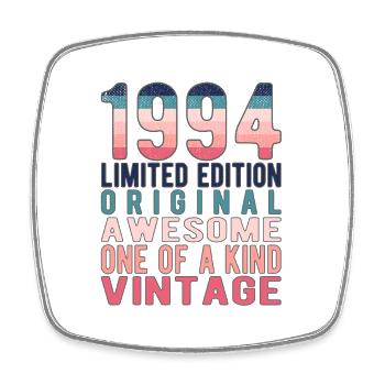 Limited Edition seit 1994 Geburtstag Vintage 1994 - Viereckiger Kühlschrankmagnet - Weiß - Vorne