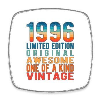 Edition limitée depuis 1996 Anniversaire Millésime 1996 - Magnet carré - blanc - Devant