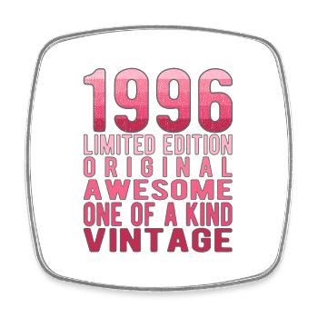 Edition limitée depuis 1996 Anniversaire Millésime 1996 - Magnet carré - blanc - Devant