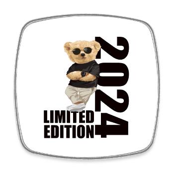 Édition limitée 2024 Ours Ours Anniversaire 2024 - Magnet carré - blanc - Devant