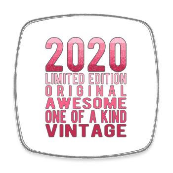 Edition limitée depuis 2020 Anniversaire Millésime 2020 - Magnet carré - blanc - Devant