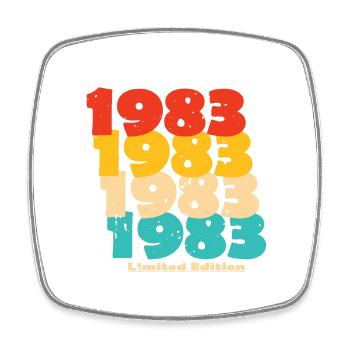 1983: Limited Edition - 41st Anniversary - Square fridge magnet - white - Front