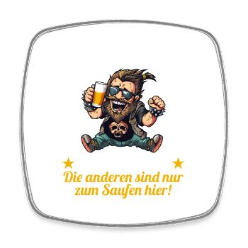 the ugly one marries bachelor party bachelor party - Square fridge magnet - white - Front