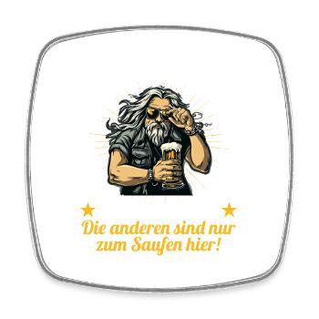 the ugly one marries bachelor party bachelor party - Square fridge magnet - white - Front