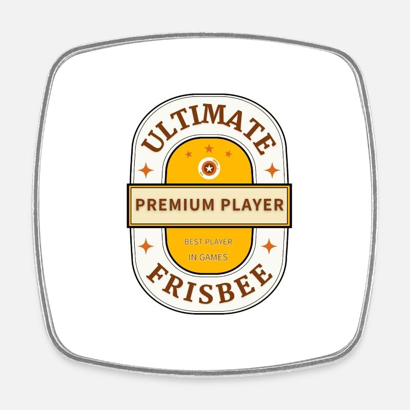 ULTI 19B - Square fridge magnet - white
