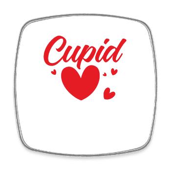 Cupid Squad Valentines Day Him & Her Couple - Viereckiger Kühlschrankmagnet - Weiß - Vorne