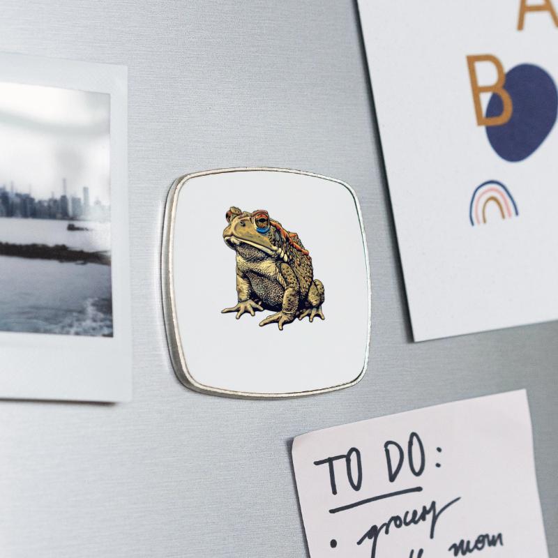 Square fridge magnet