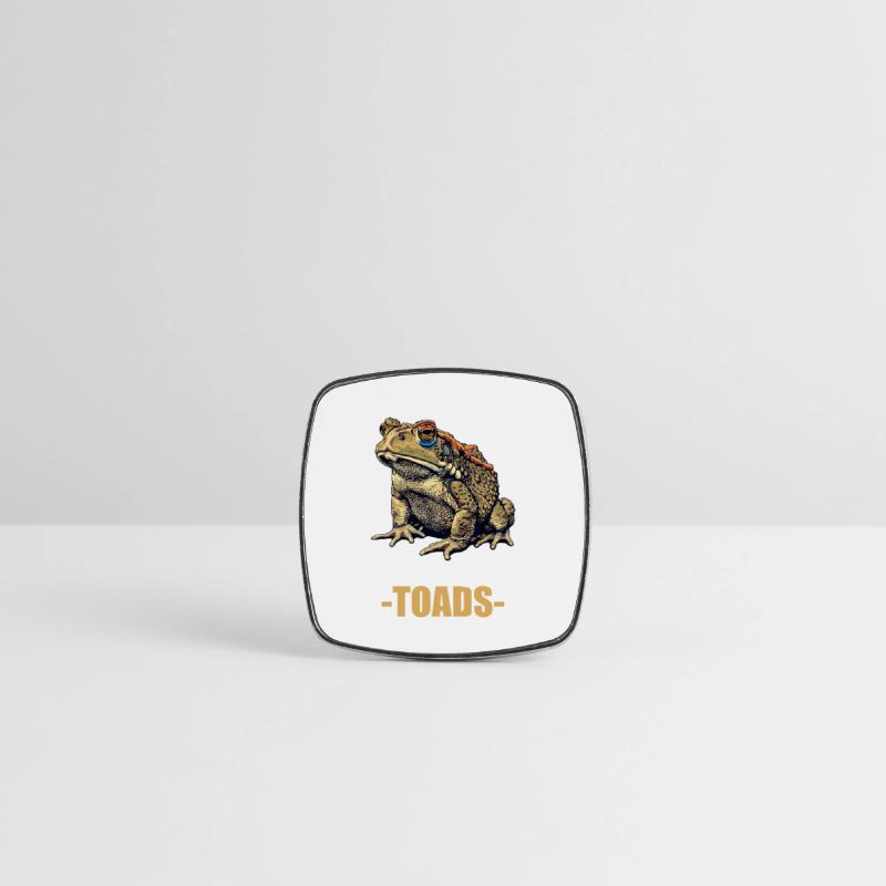 Square fridge magnet