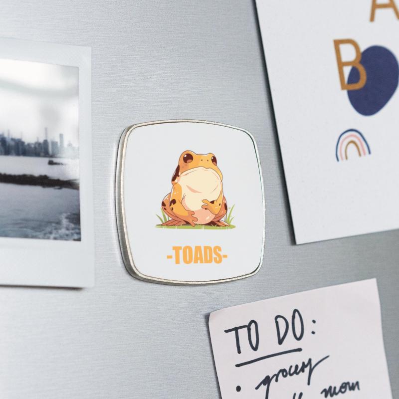 Square fridge magnet